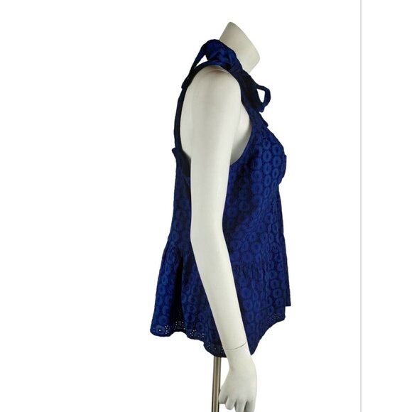 Sofia Jeans Womens 3X Blue Peplum Tank Top New with Tags - Picture 5 of 11
